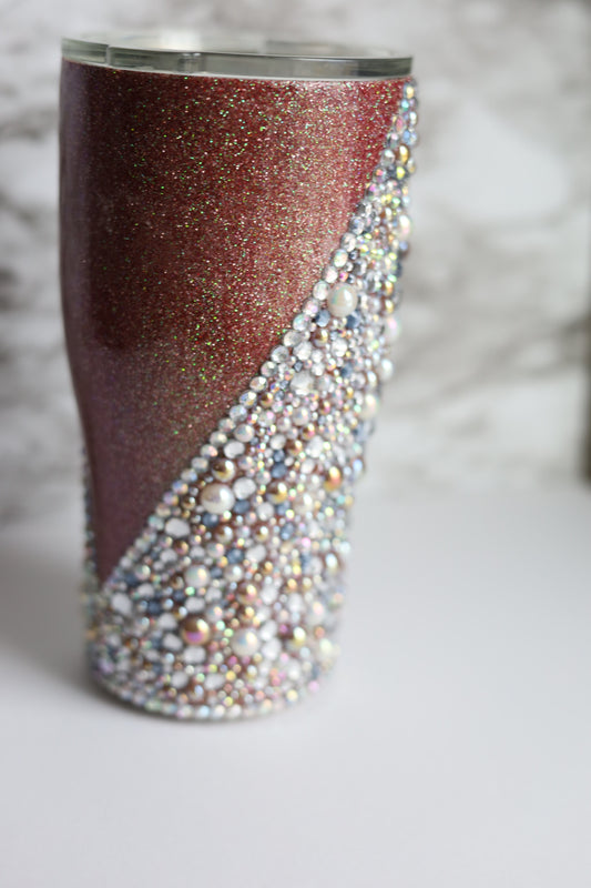 Pearls and Rhinestones 30 oz Tumbler